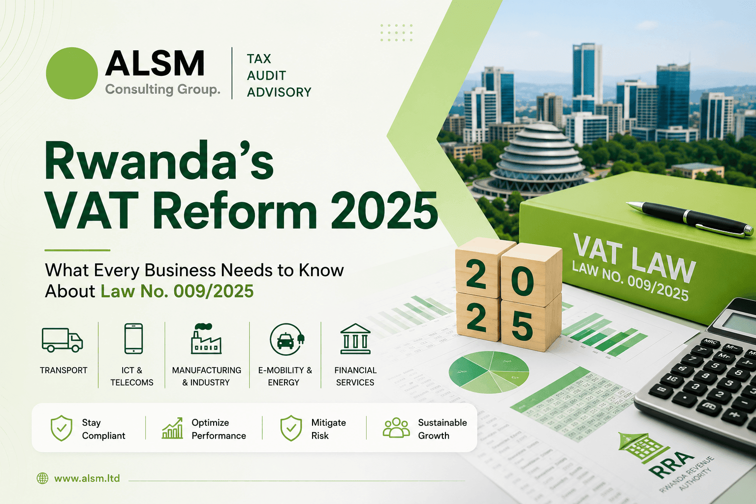 Rwanda's VAT Reform 2025: What Every Business Needs to Know About Law No. 009/2025